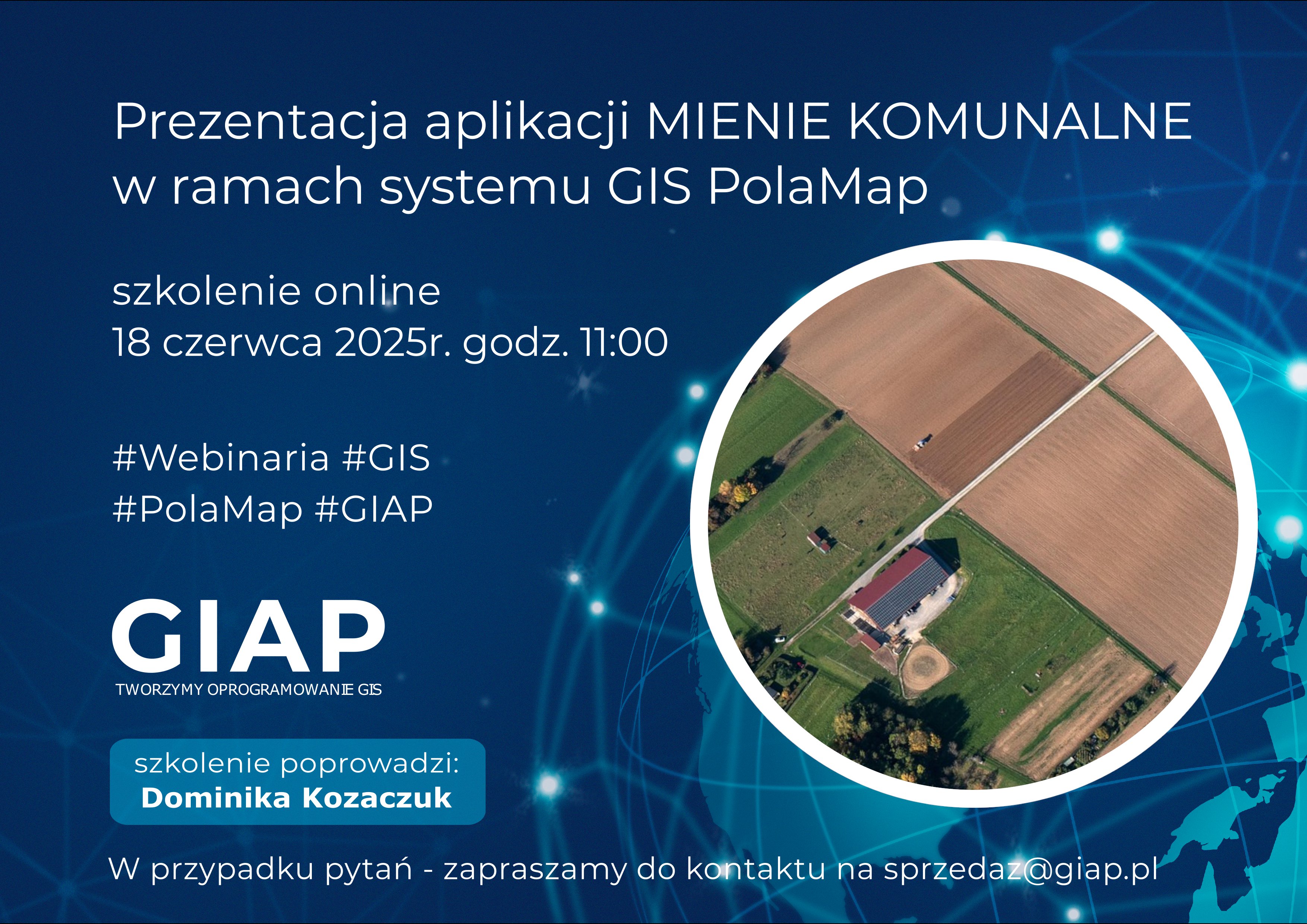 Prezentacja aplikacji MIENIE KOMUNALNE w ramach systemu GIS PolaMap